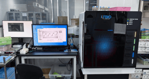 KFBIO digital pathology scanner captures high-resolution whole slide images for AI-assisted clinical diagnosis.